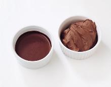 chocolat &eacute;mulsion et chantilly